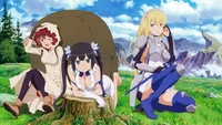 danmachi, anime, está mal que quiera conocerte en una mazmorras, no es un error buscar encuentros en un calabozo, hestia