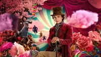 wonka, cartel de película, 2023, 5k, timothée chalamet