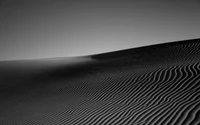 monochrome, black and white, black, dune, line