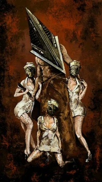 halloween, pyramid head, silent hill wallpaper