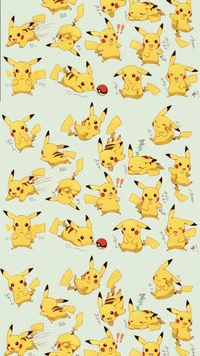 Скачать обои pikachu, pokemon