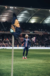 Neymar Jr. in Action at the 2020 Coupe de la Ligue, Brazil