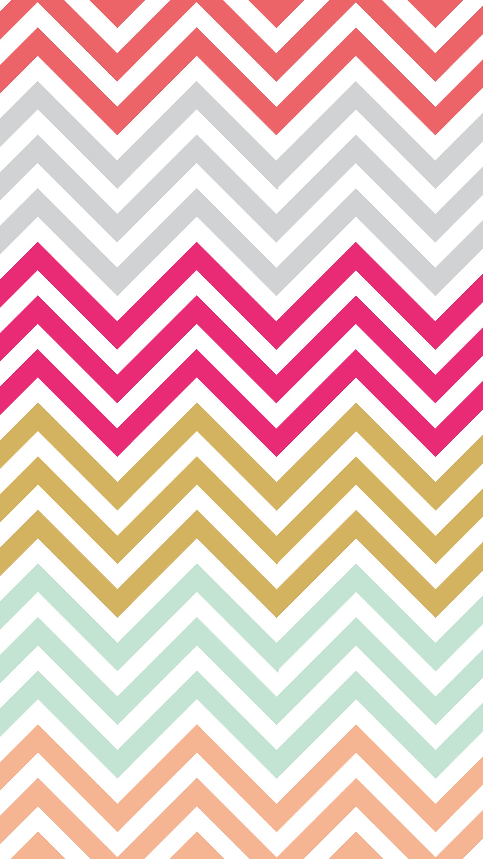 A colorful chevrons pattern with a white background (chevron, pattern)