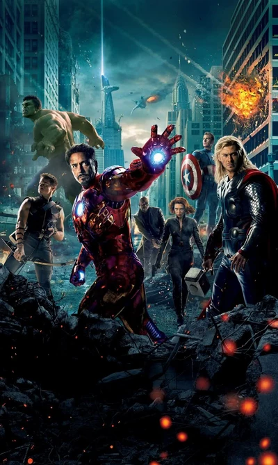 Avengers Assemble: Iconic Heroes Unite in Epic Battle