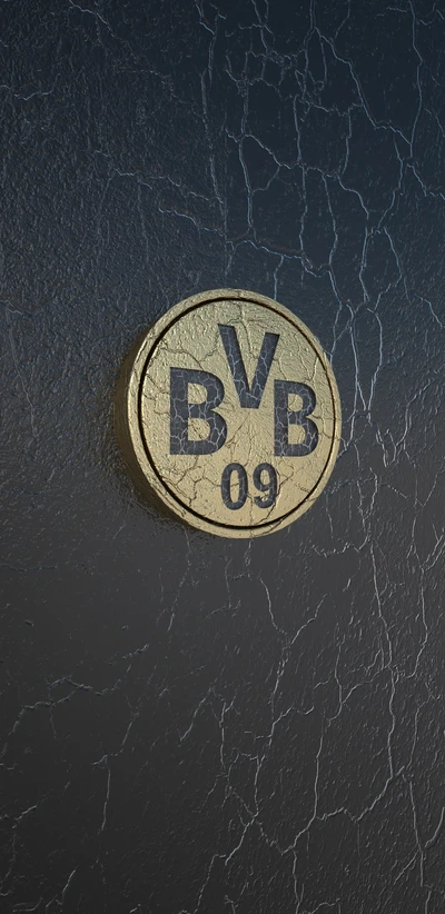 Logotipo do BVB 09 em um fundo texturizado