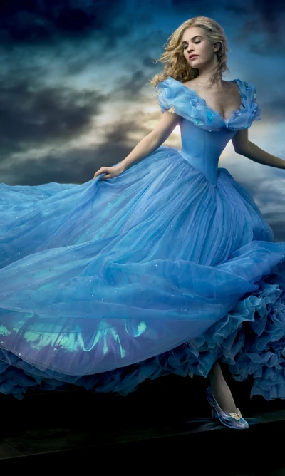 art, blonde, blue, cinderella, disney