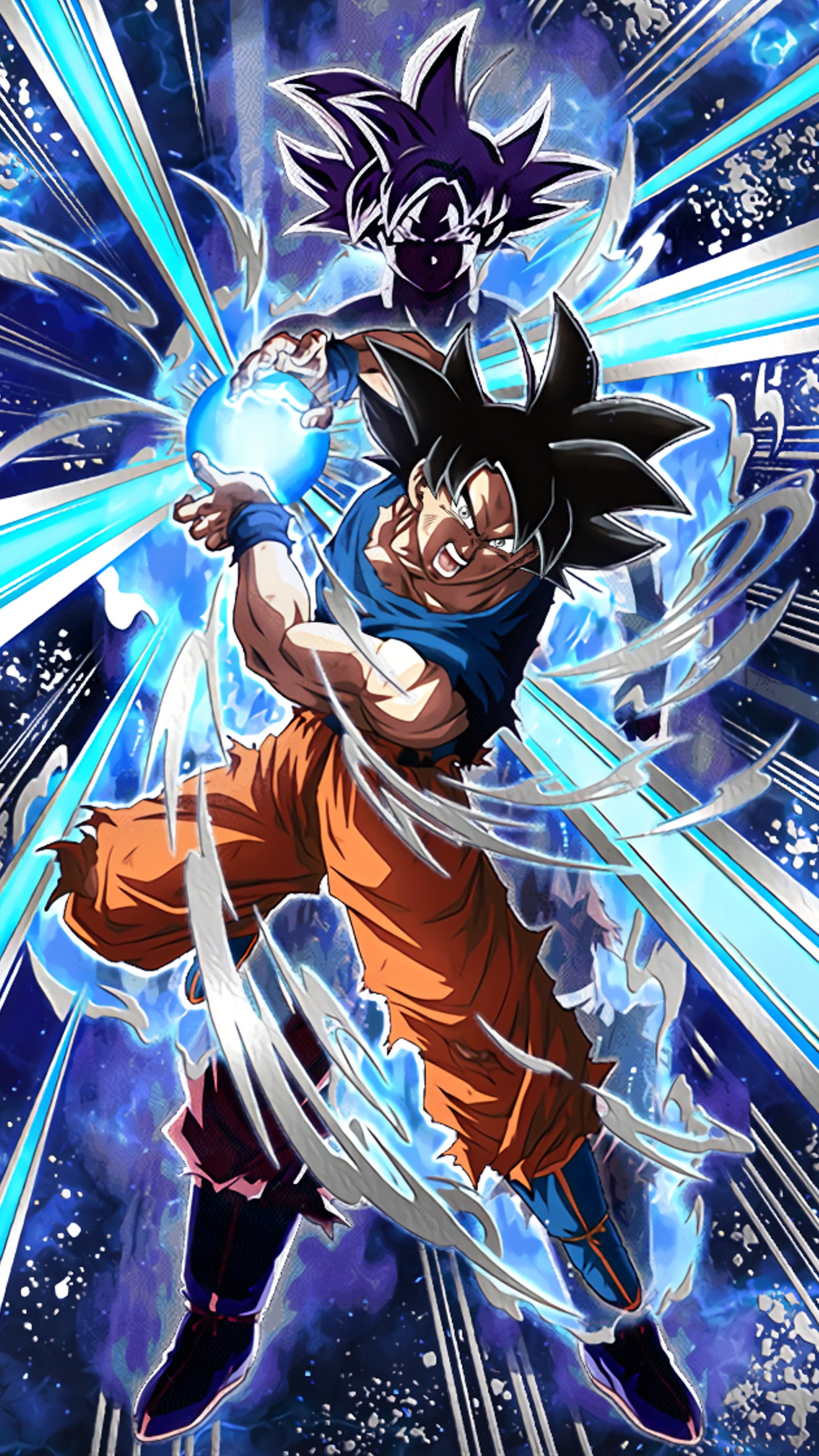 Descargar fondo de pantalla anime, energía, goku, héroe, manga