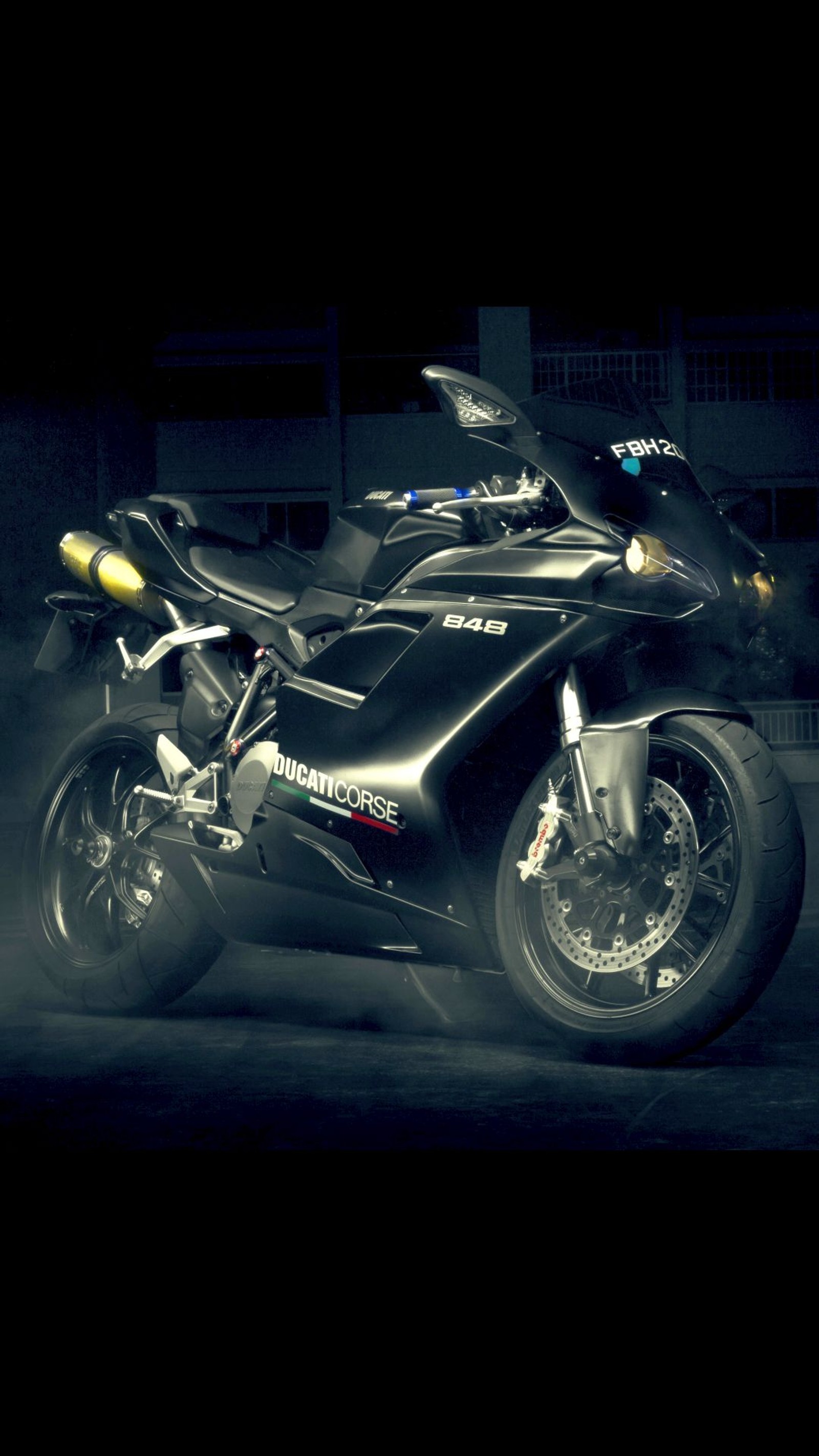 848, black, ducati, evo Download Wallpaper