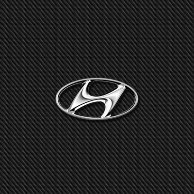 badge, emblème, hyundai, logo