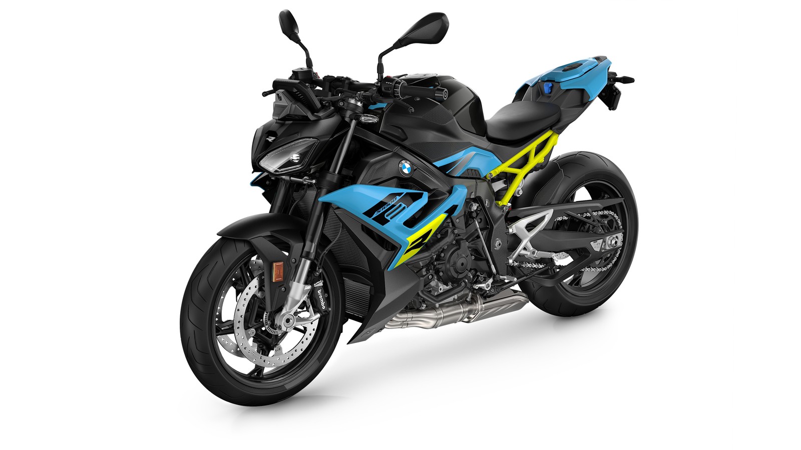 Baixar bmw s1000r sport, bicicleta roadster, fundo branco, bicicletas, papel de parede 4k grátis