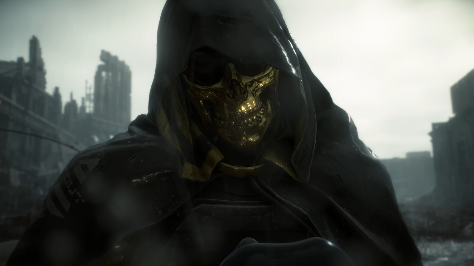 death stranding, video game, skull, mask wallpaper