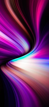 Dynamic Flow of Colorful Light in Purple and Pink Tones