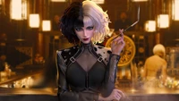 Art numérique de Cruella : une interprétation stylée en CGI