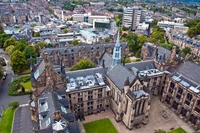 université, étudiant, zone urbaine, ville, bâtiment