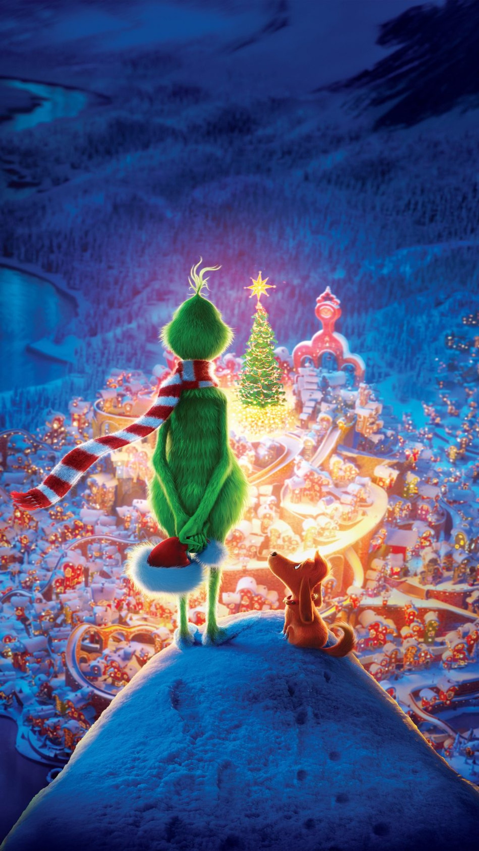 Lade neujahr 19, grinch, grinch 2019, winter, fantasie Hintergrund herunter