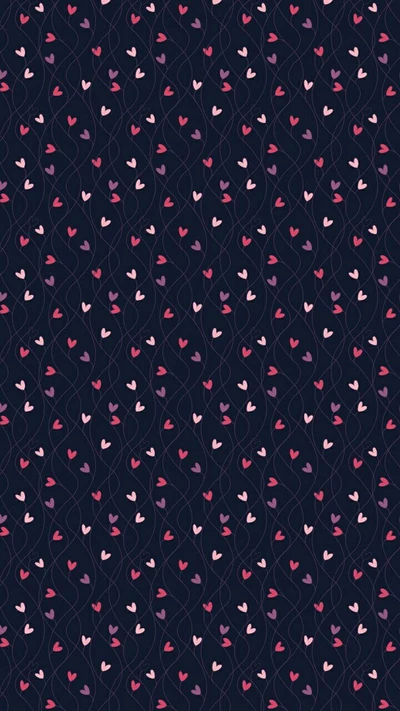 cute, hearts, love, pattern