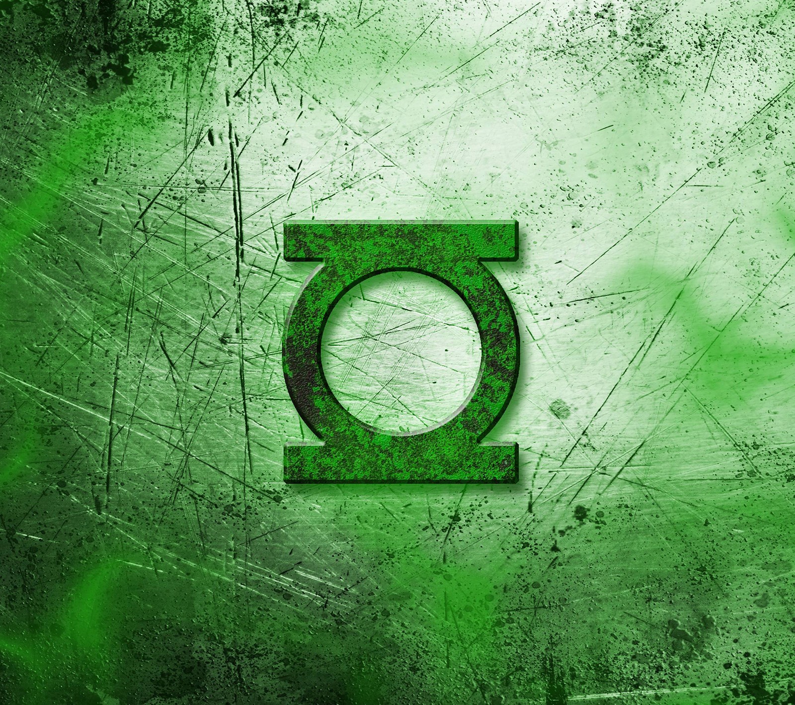 A close up of a green lantern symbol on a green background (green lantern, logo)