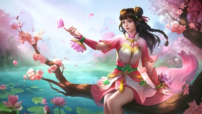 guenièvre, ml, mobile legends, mobilelegends, rose