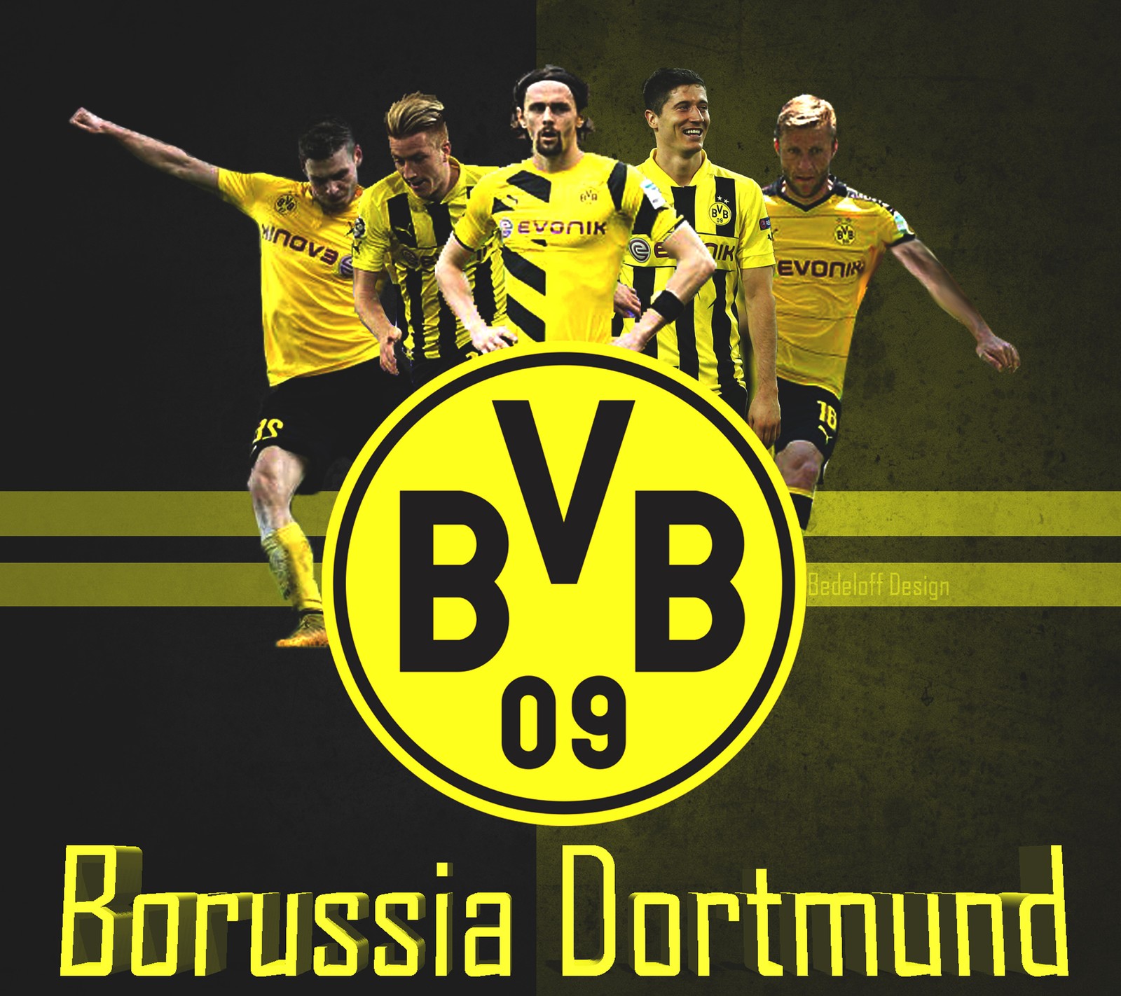 Скачать обои чёрный, боруссия дортмунд, borussia dortmund, дортмунд, футбол