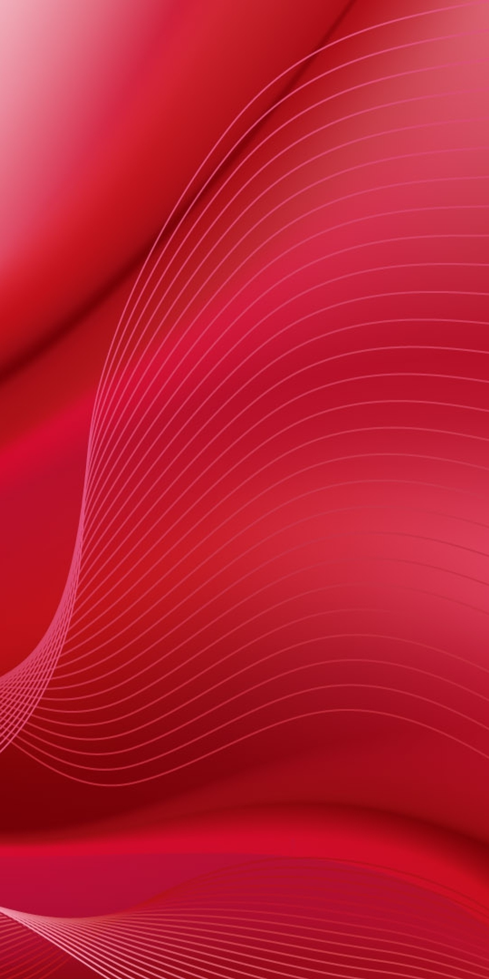 Abstract red background with wavy lines and curves (abstract, android, background, f7, oppo)