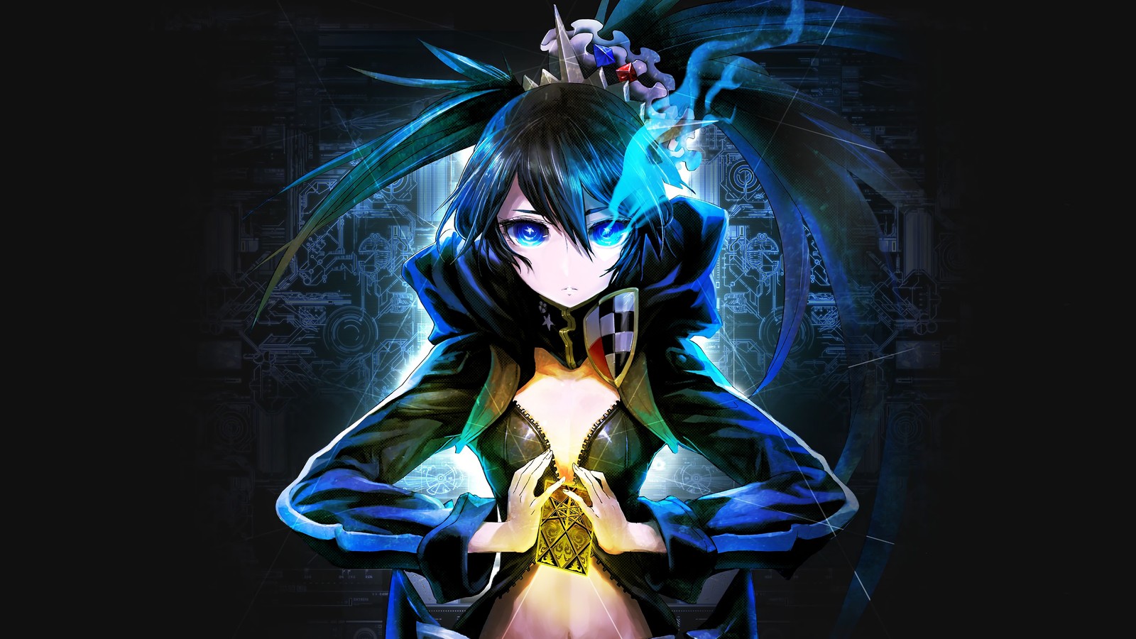 Descargar fondo de pantalla anime, chicas, black rock shooter