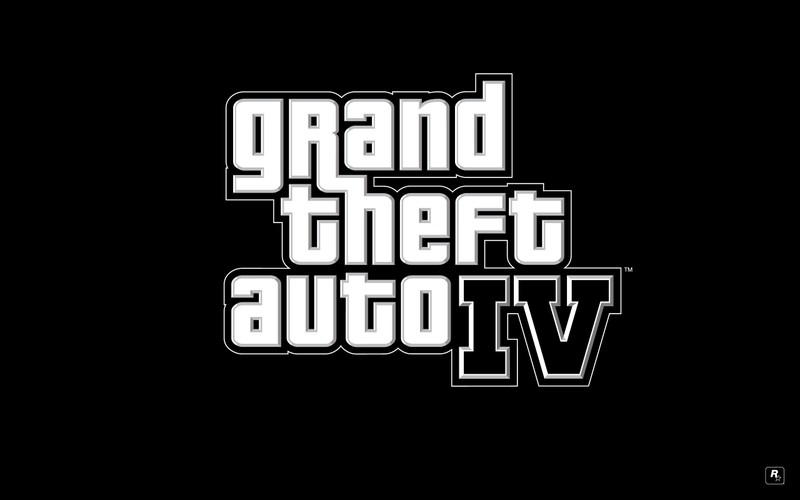 Черно-белый логотип с надписью grand theft autotv (текст, логотип, графический дизайн, бренд, черно белый)