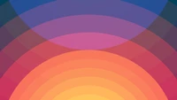 Abstract Sunset Gradient in Digital Art