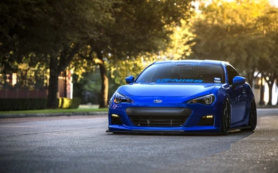 toyota 86, subaru, sports car, car, blue