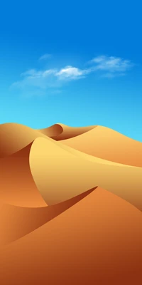 Desert Serenity: Melodies of Singing Sand Under a Clear Sky