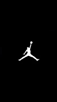 Ikonisches Air Jordan-Logo in Silhouette