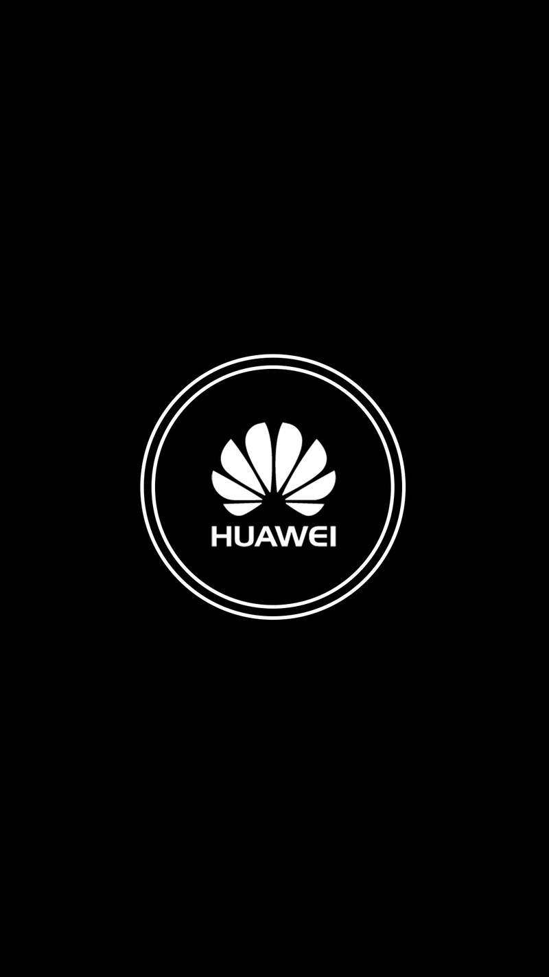 Черно-белый логотип с надписью huawei (фон, чёрный, дизайн, huawei)