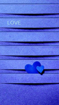 Amor em tons de azul: Corações para sempre