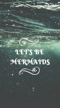 mermaids, sea, water