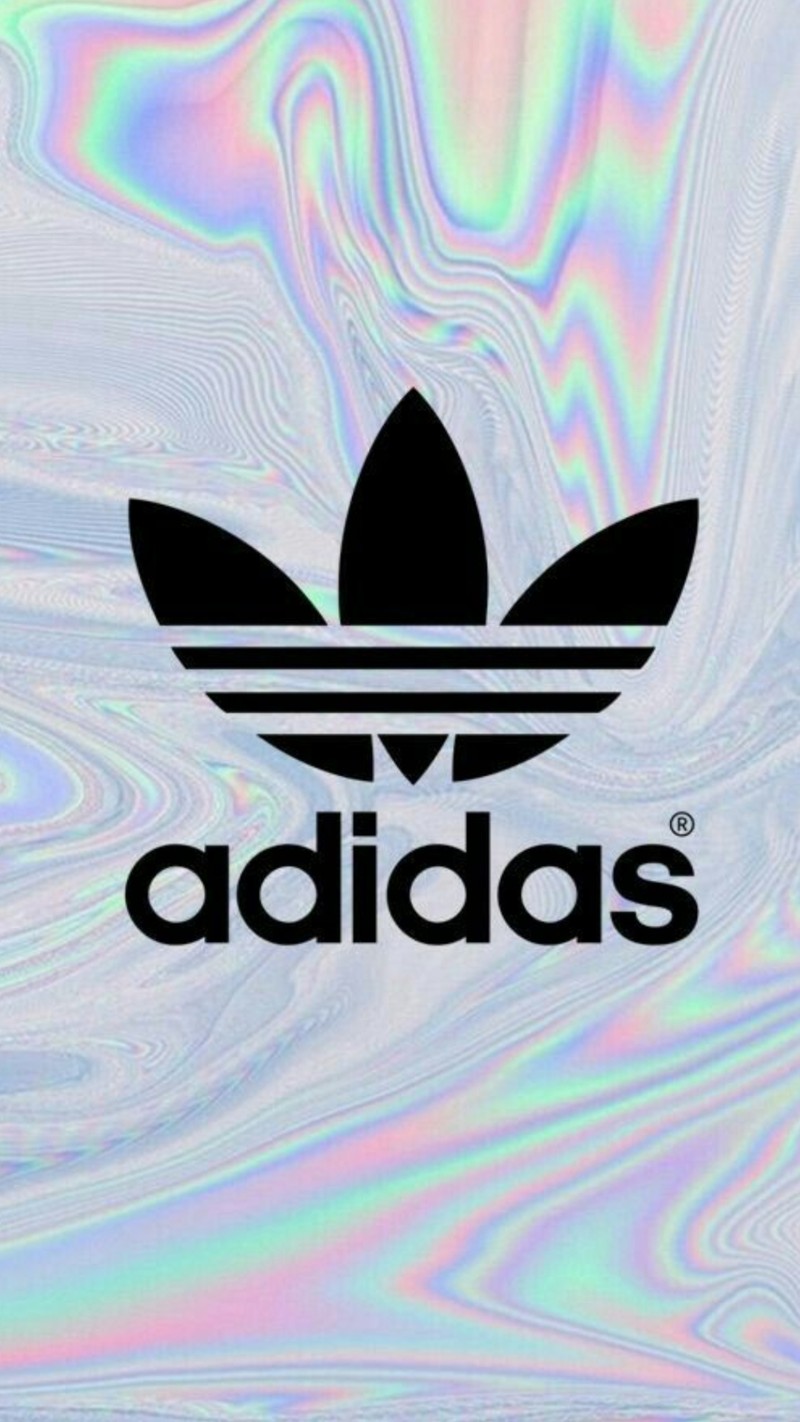 Крупный план черно-белого логотипа adidas на цветном фоне (крутой, эминем, eminem, логотипы, цитаты)