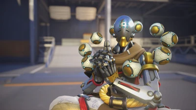 Zenyatta en pose méditative - Gameplay d'Overwatch 2