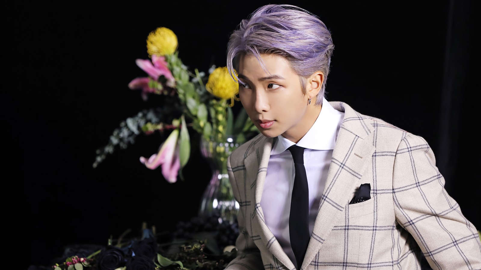 Скачать обои ким нам джун, kim nam joon, 김남준, bangtan boys, 방탄소년단