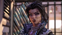 Amara de Borderlands 3: A Sirene com um olhar feroz.