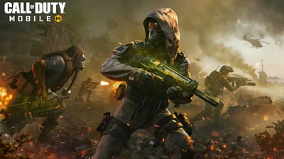 Ghost and Hazmat Soldiers in Action - Call of Duty Mobile