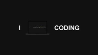 i love, coding, dark background, coder, technology wallpaper