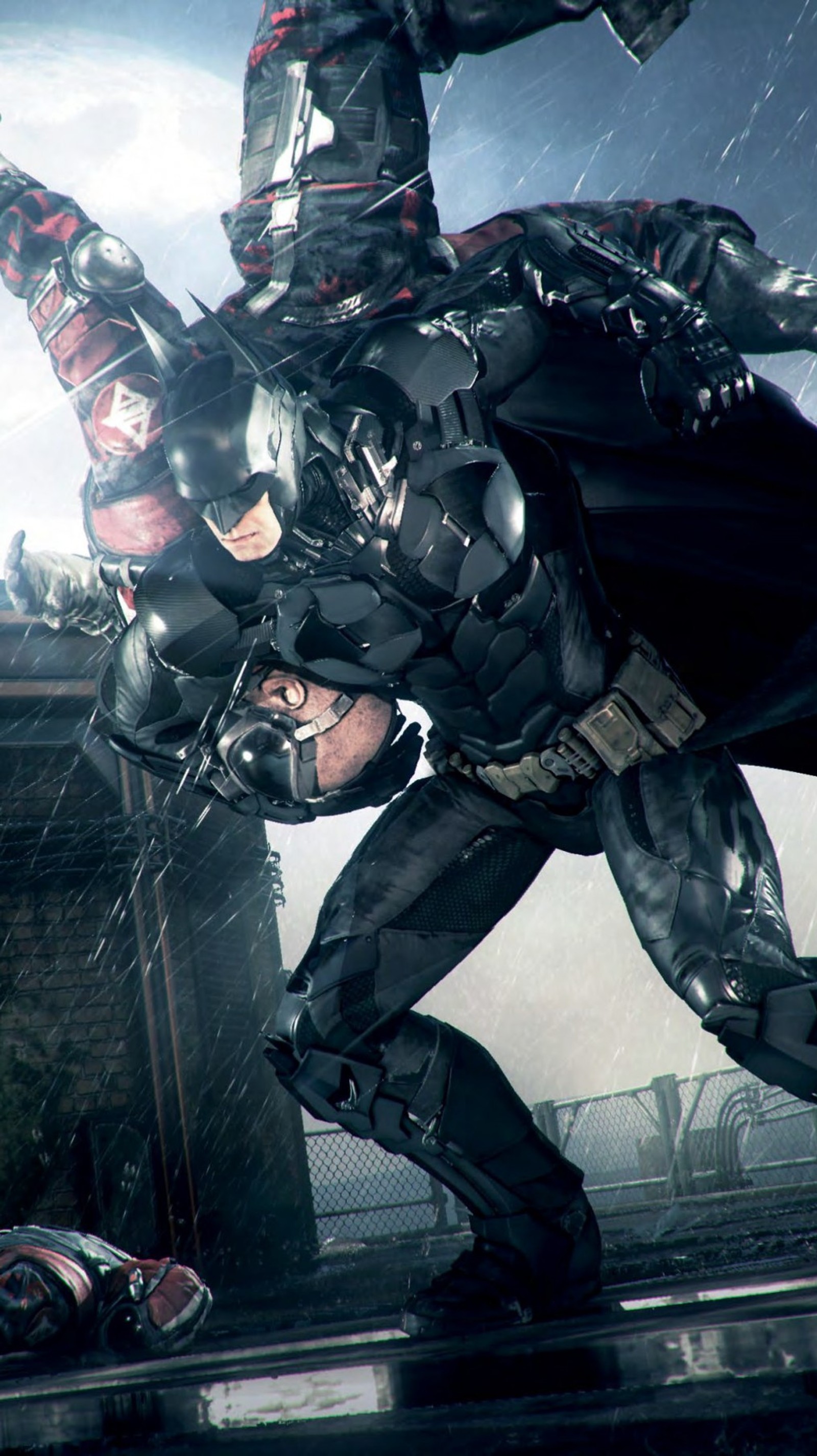 Lade arkham knight, batman, kampf, klasse Hintergrund herunter