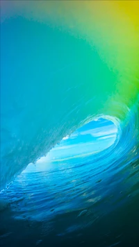 green, ios, ios 8, ios 9, surf wallpaper