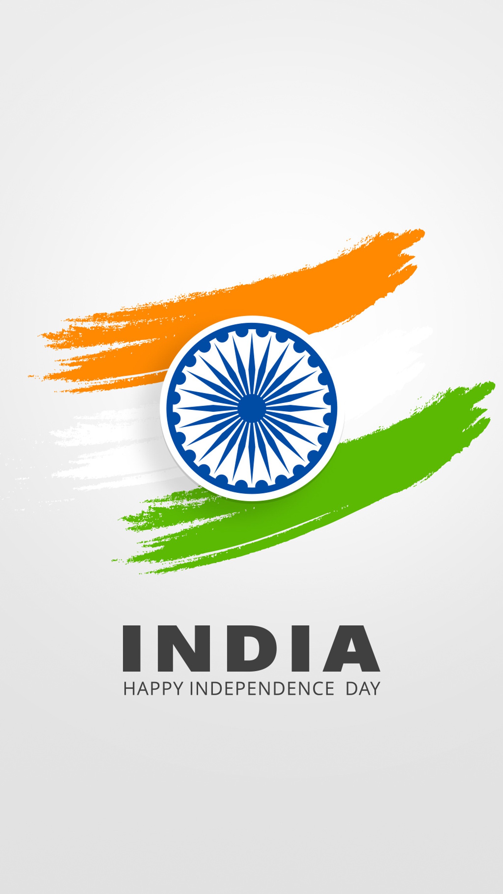 India independence day background with flag and brush stroke (aug15, happy, happy independence day, independence, india)