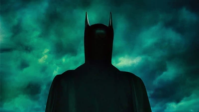 Batman en medio de un oscuro horizonte de Gotham: Una visión de justicia