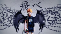 haikyuu, anime, shoyo hinata wallpaper