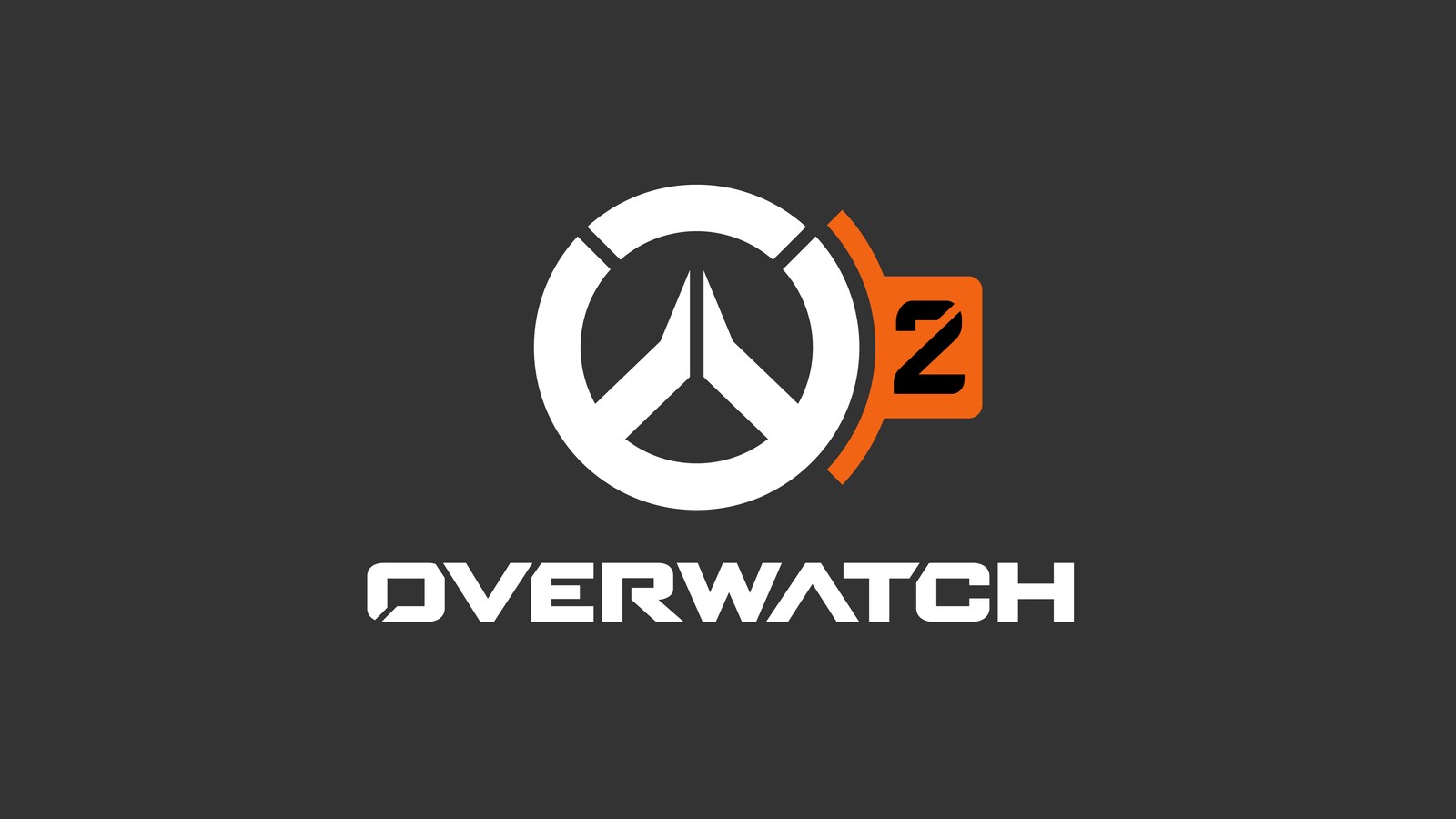 Логотип overwatch на темном фоне (overwatch 2, видеоигра, overwatch, логотип)