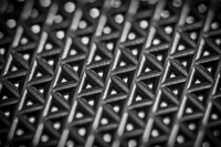 metal, mesh, steel, pattern, monochrome wallpaper