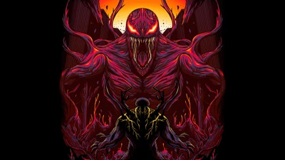 venom let there be carnage, marvel, film, 2021, art