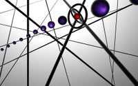 line, purple, circle, electricity, symmetry wallpaper