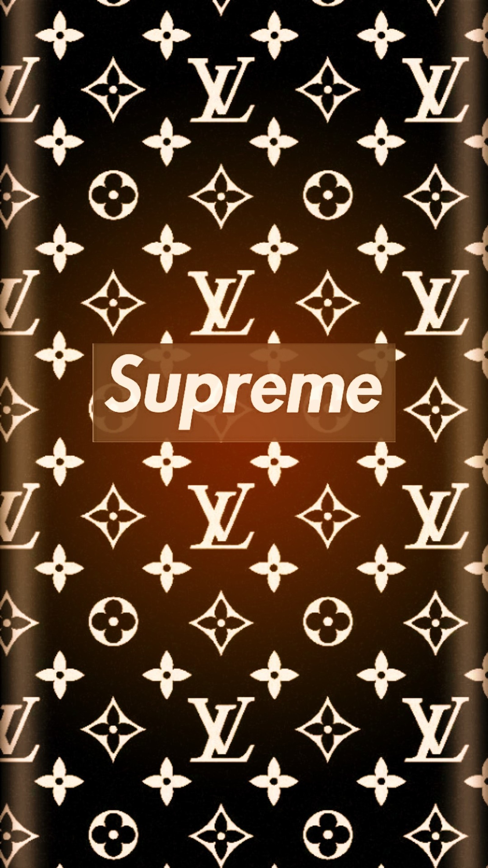 Case supreme para iphone da thecaser (ouro, supreme)