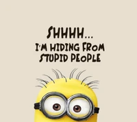 cool, cute minion, good, hidden, hide